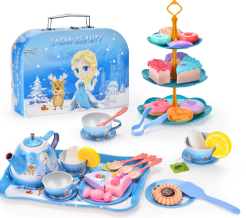 Girls Play House Simulation Dessert & Tea Toy Set
