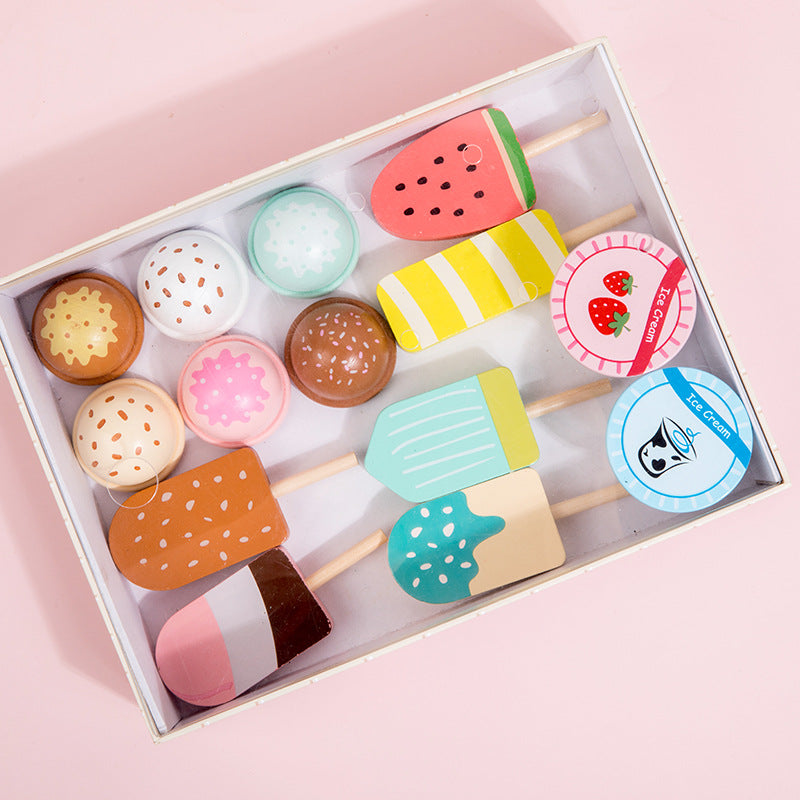 Kids Fruit Ice Cream Shop Role Play Kitchen Set