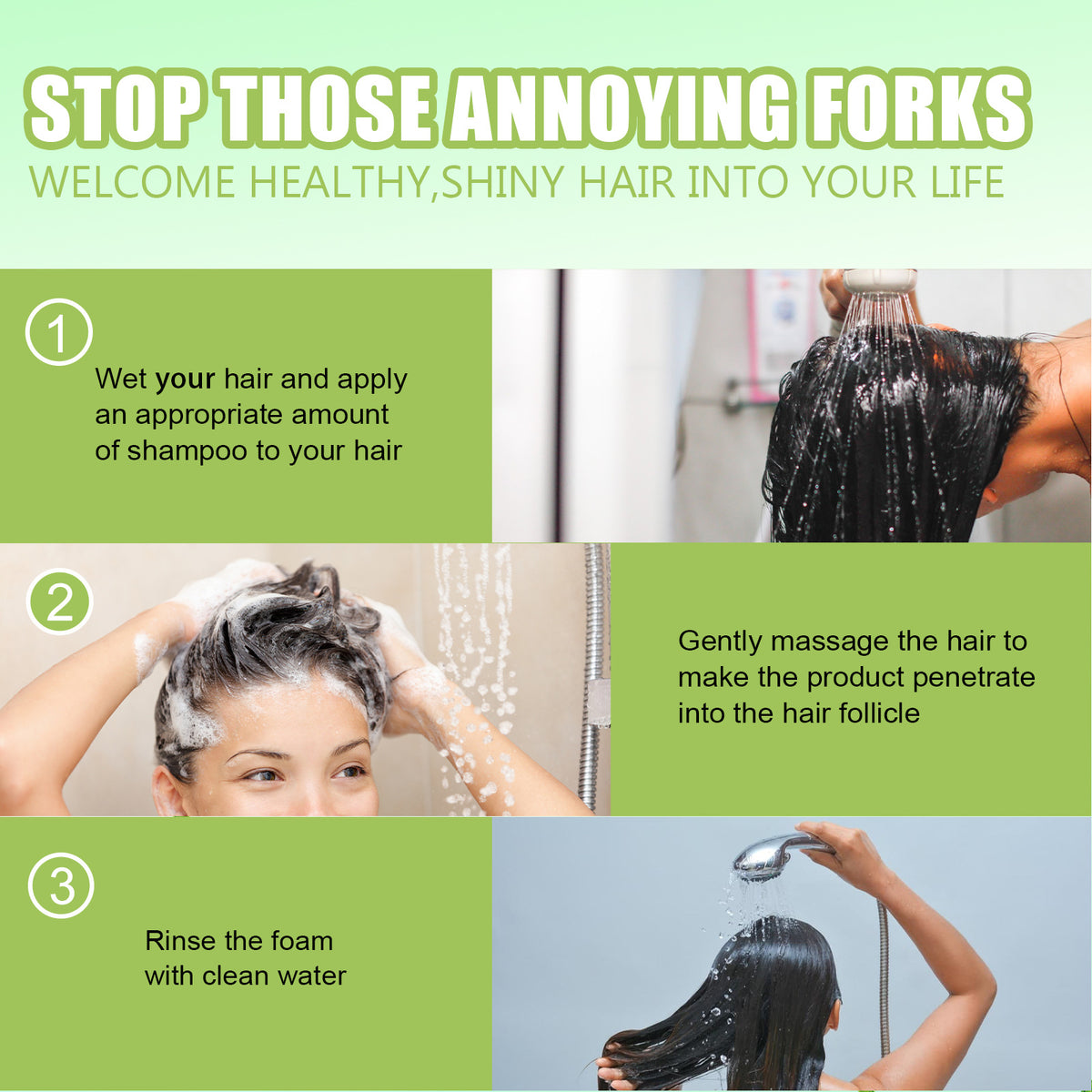 EELHOE Rosemary Mint Shampoo for Dry, Frizzy Hair
