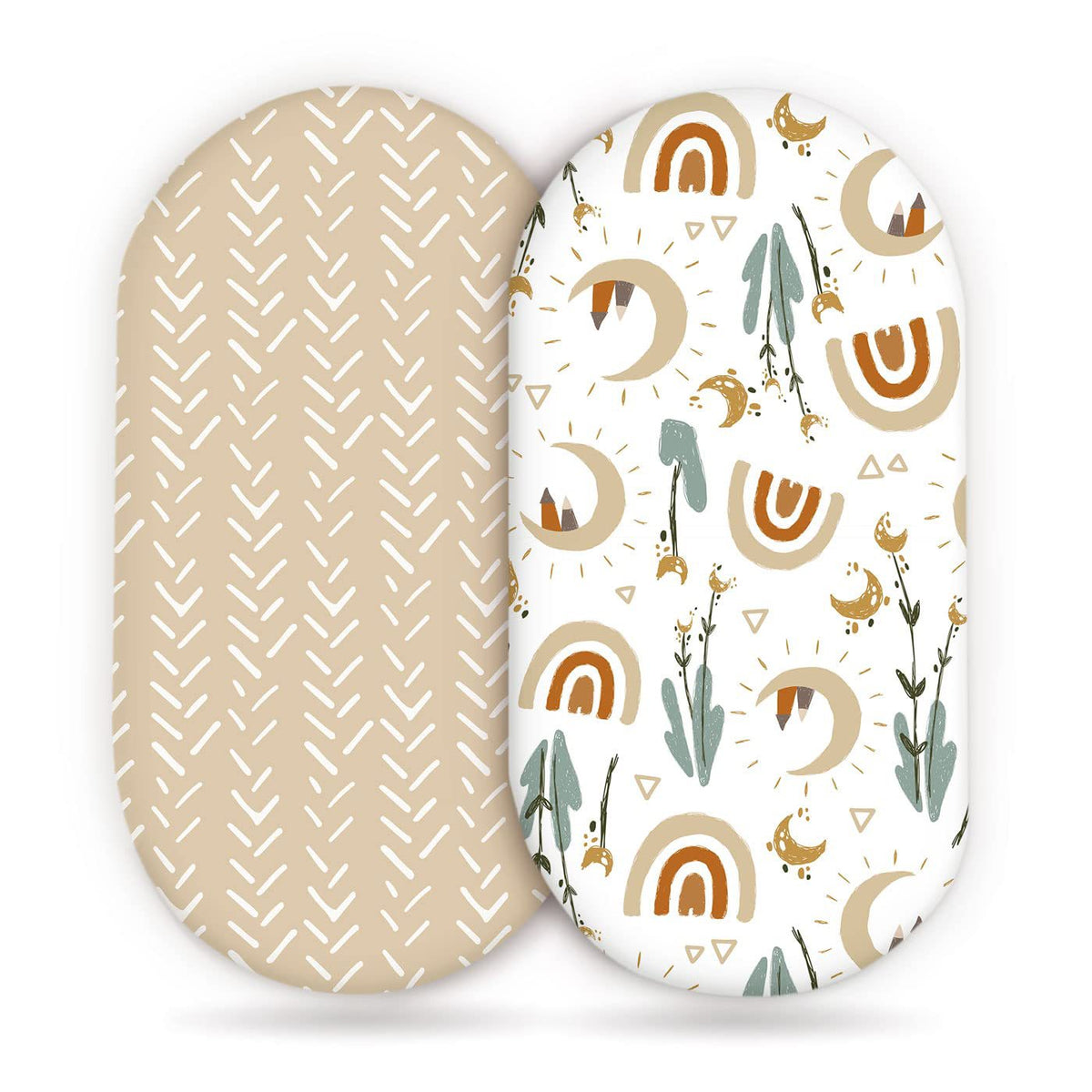 Elastic Printed Fitted Sheet for Baby Cradle & Changing Table