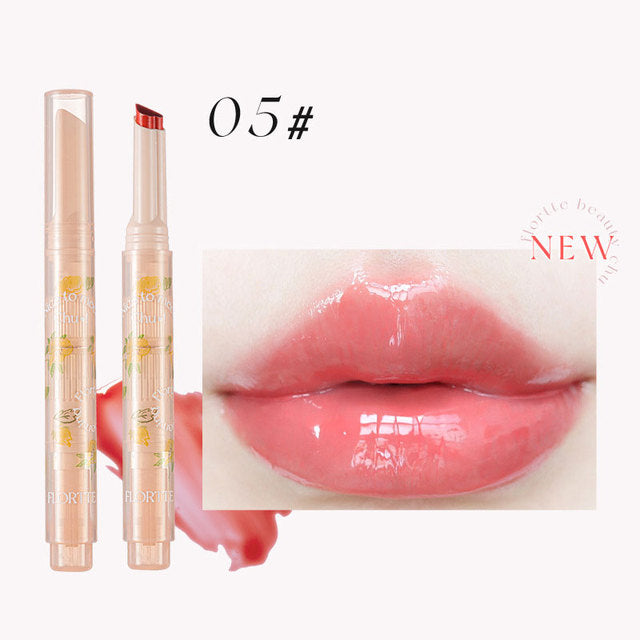 FLORTTE First Kiss Love Stick Lipstick Pen with Mirror