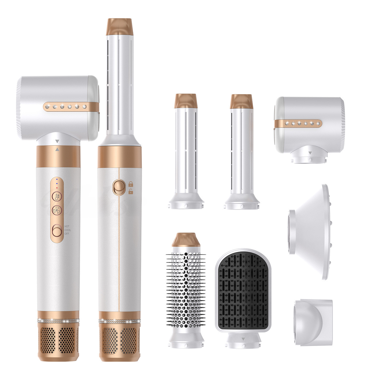 7-in-1 High-Speed Hot Air Brush for Styling