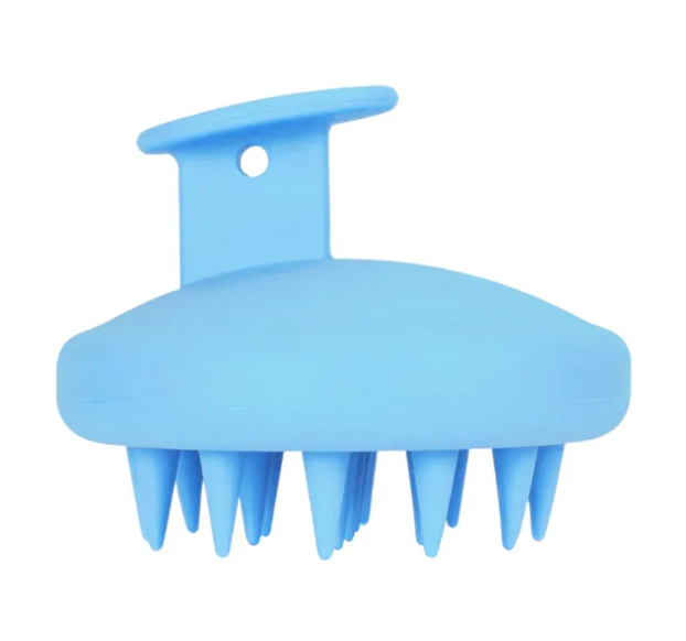 Silicone Shampoo Brush Head & Scalp Cleaning Massager – Soft TPE for Hair & Scalp Health