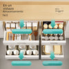 Pull-Out Kitchen Drawer Storage Rack