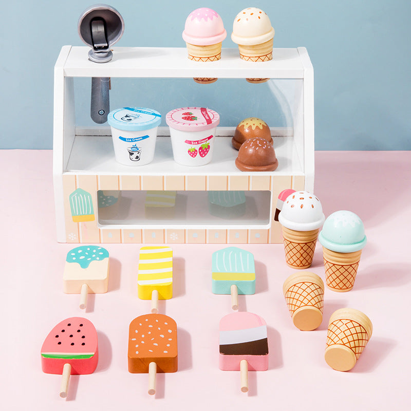 Kids Fruit Ice Cream Shop Role Play Kitchen Set