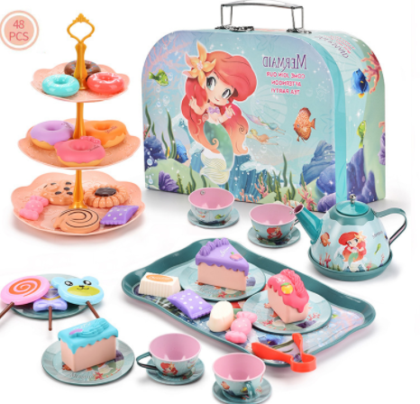 Girls Play House Simulation Dessert & Tea Toy Set