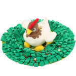 Pet Hen Egg Incubating Puzzle Sniffing Mat Toy Set