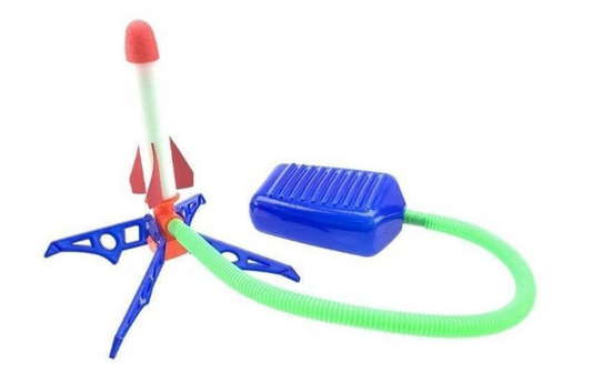 Rocket Launch Toy with Light-Up Features for Outdoors