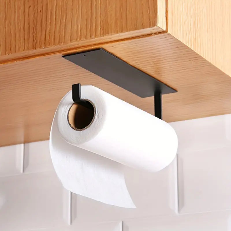 Punch-Free Wall-Mounted Tissue Holder for Kitchen