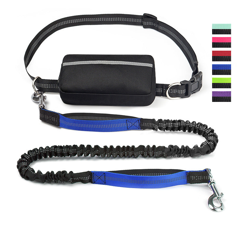 Cross-Border Amazon Pet Running Waist Bag with Leash