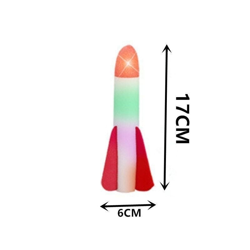 Rocket Launch Toy with Light-Up Features for Outdoors