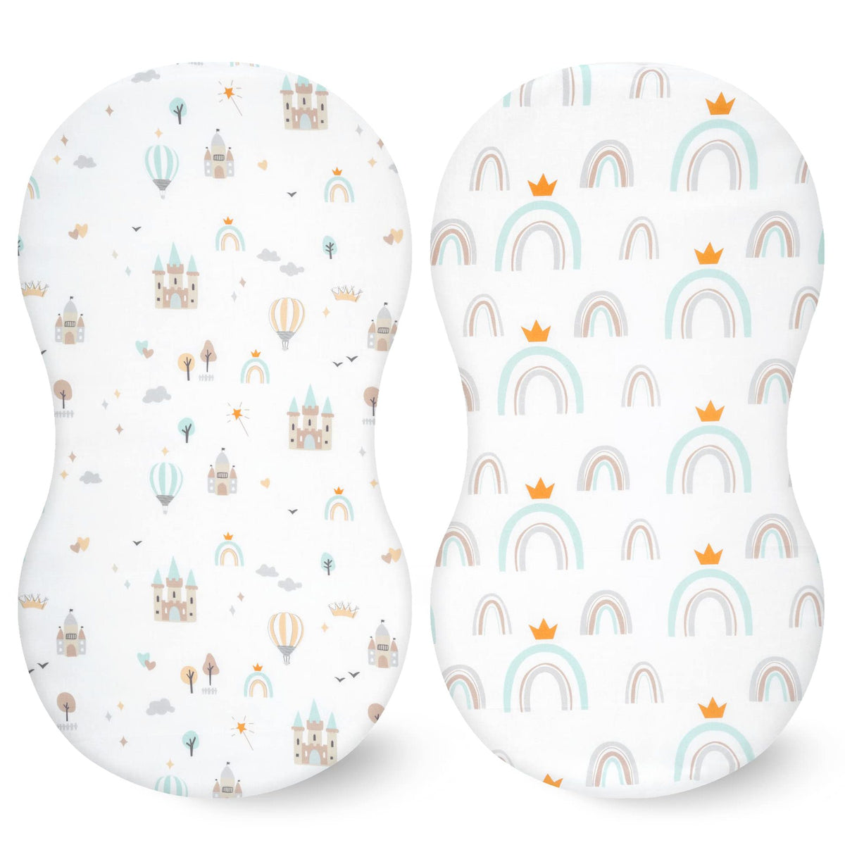 Elastic Printed Fitted Sheet for Baby Cradle & Changing Table