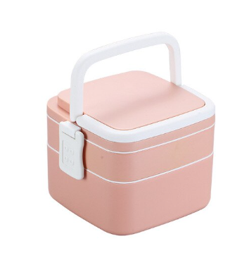 Portable Double-Layer Food Storage Container