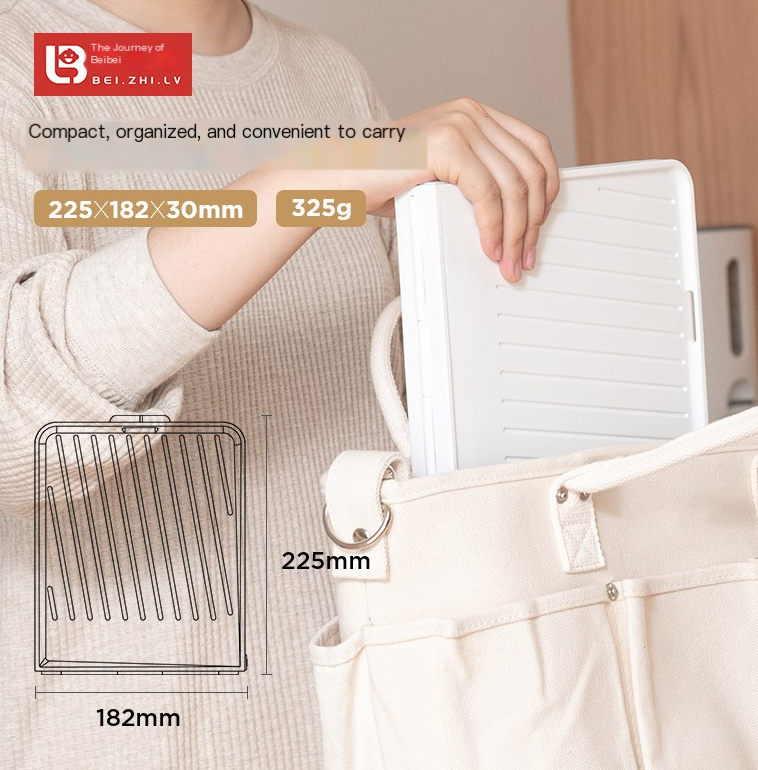 Folding Portable Kitchen Organizer for Bottles and Drying