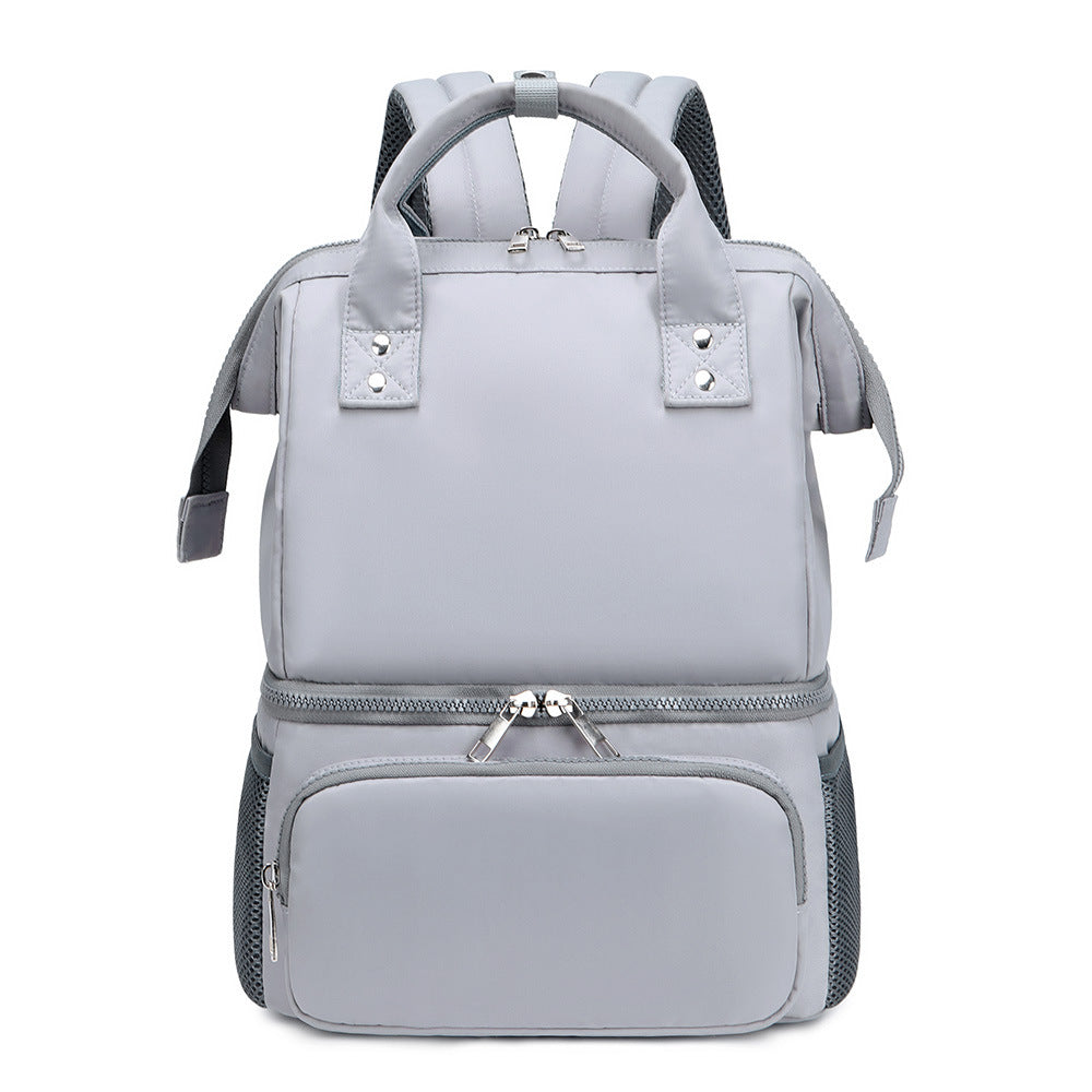 Fashionable Double Layer Multi-functional Handbag