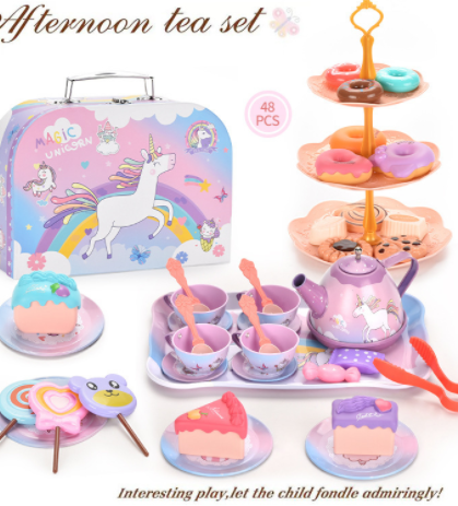 Girls Play House Simulation Dessert & Tea Toy Set