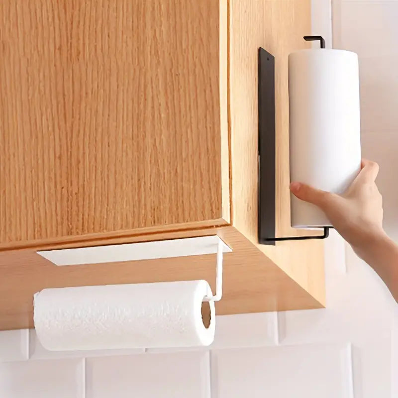 Punch-Free Wall-Mounted Tissue Holder for Kitchen