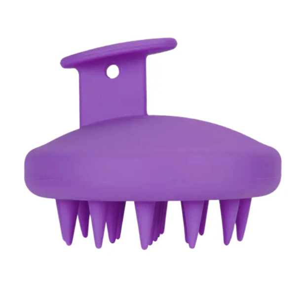Silicone Shampoo Brush Head & Scalp Cleaning Massager – Soft TPE for Hair & Scalp Health