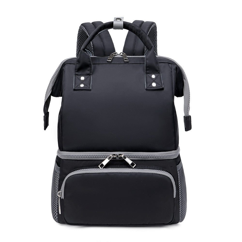 Fashionable Double Layer Multi-functional Handbag