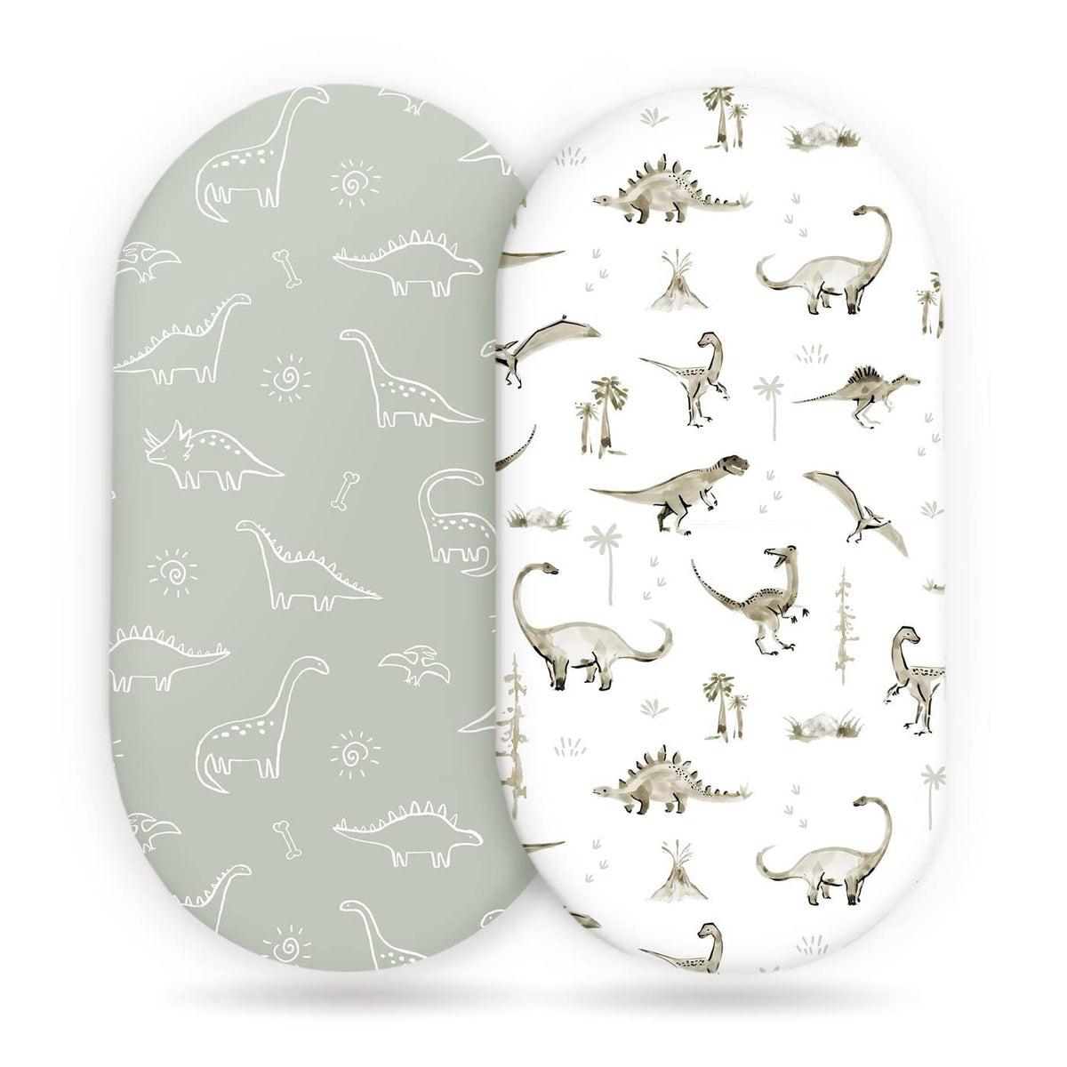 Elastic Printed Fitted Sheet for Baby Cradle & Changing Table