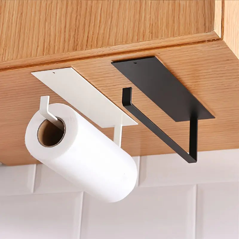 Punch-Free Wall-Mounted Tissue Holder for Kitchen