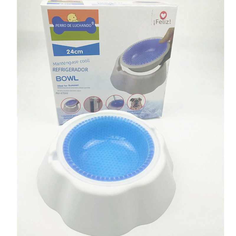 Summer Cooling Pet Bowls for Dogs and Cats