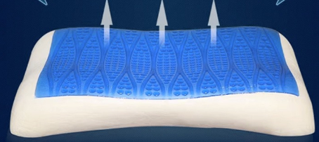 Cooling Mousse Rubber Slow Rebound Health Pillow