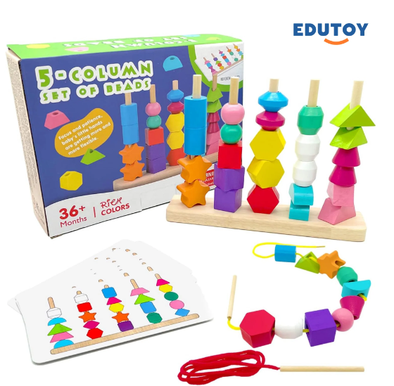 Montessori Geometric Stacker Edutoy® (One Set)