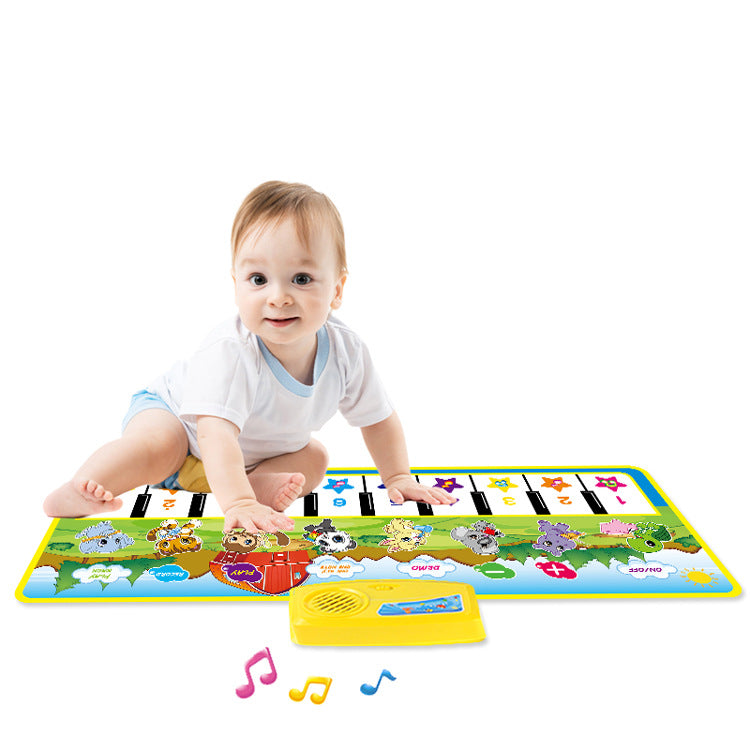 Multifunctional Music Piano Mat for Kids, Green