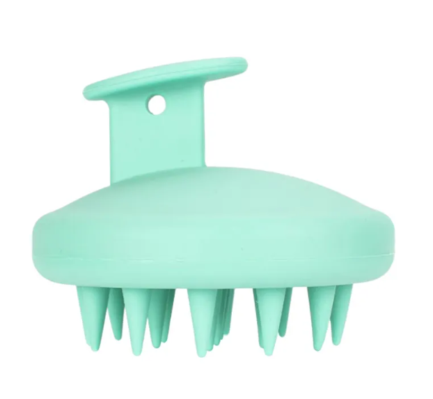 Silicone Shampoo Brush Head & Scalp Cleaning Massager – Soft TPE for Hair & Scalp Health
