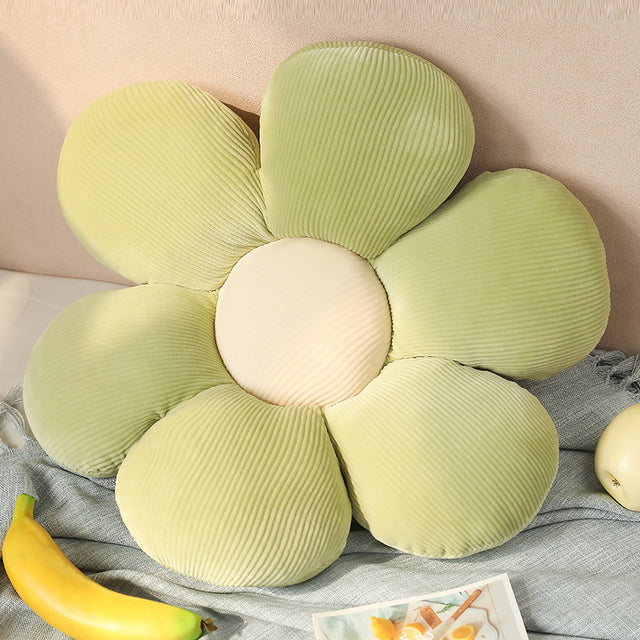 Soft Cartoon Flower Plush Pillow