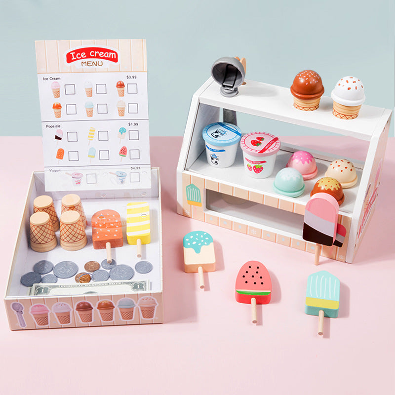 Kids Fruit Ice Cream Shop Role Play Kitchen Set