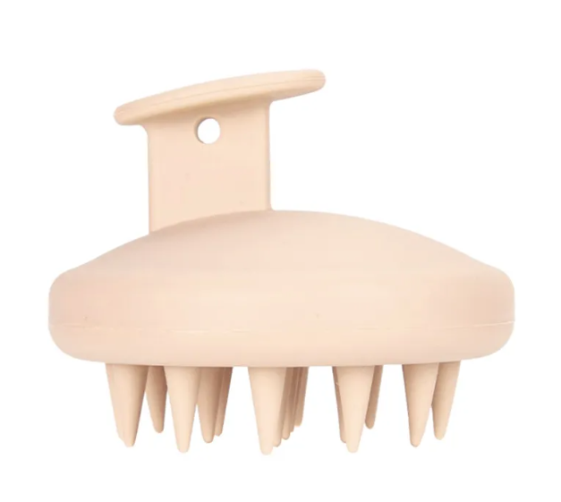 Silicone Shampoo Brush Head & Scalp Cleaning Massager – Soft TPE for Hair & Scalp Health