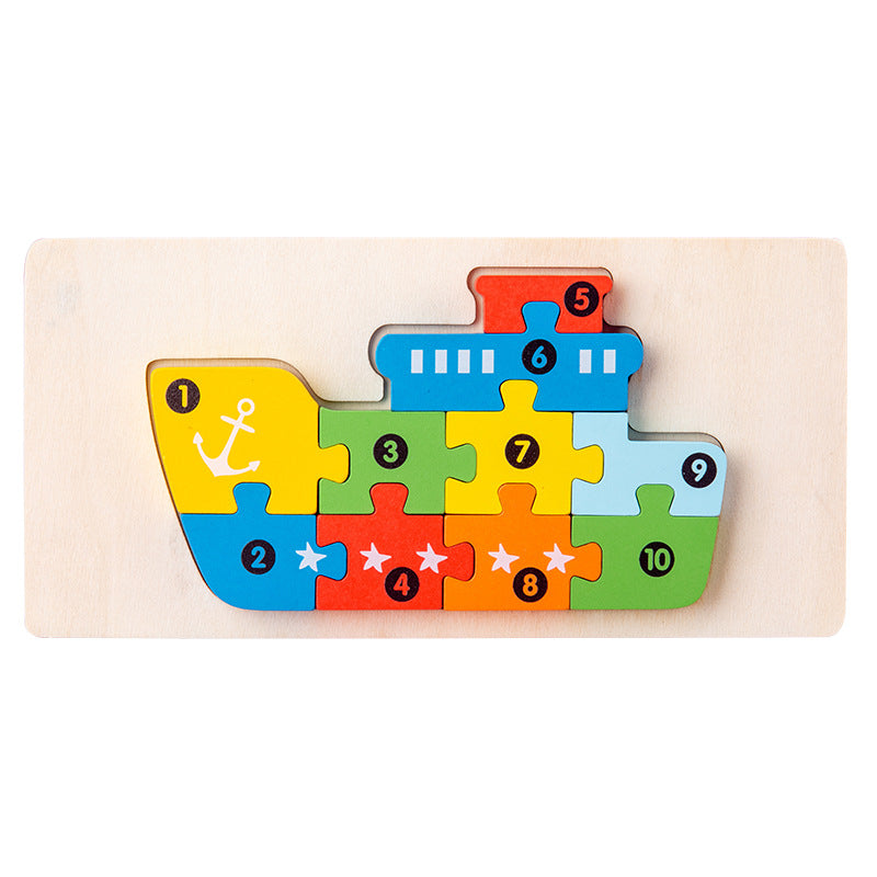 Wooden Educational Puzzle Toys for Kids (Wholesale)