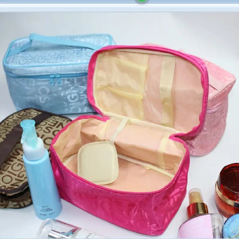 Portable Cosmetic Wash Bag for Travel and Organizing